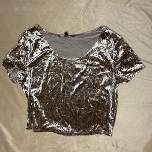 Velvet crop top!